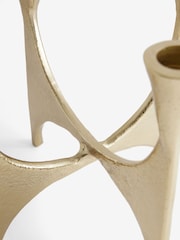 Gold Metal Candelabra - Image 6 of 7