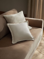 Natural N. Premium Linen Flange Cushion - Image 1 of 5