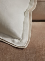 Natural N. Premium Linen Flange Cushion - Image 2 of 5