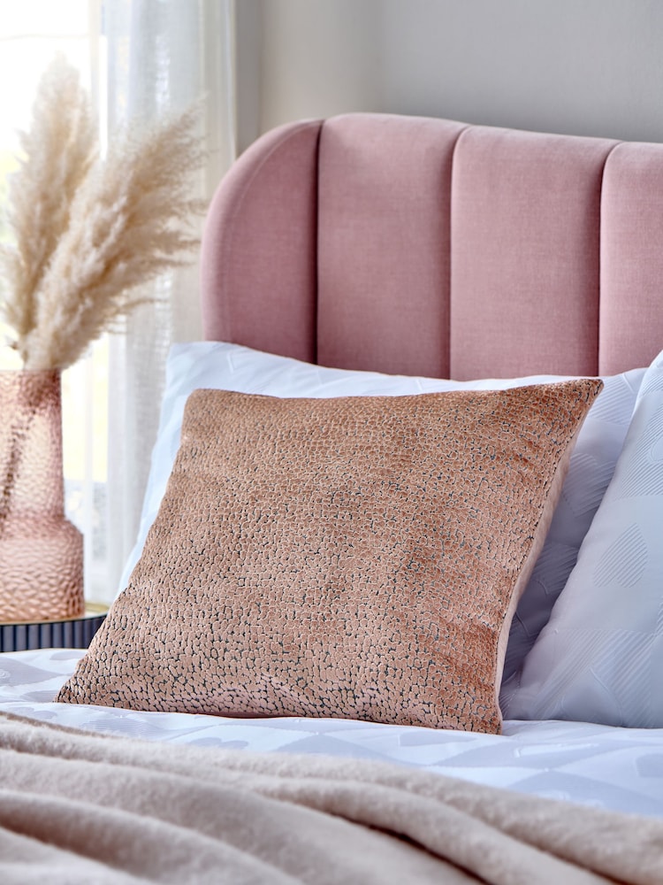 50 x 50cm Ditsy Textured Velvet Cushion - Image 1 of 5 50 x 50cm Ditsy Textured Velvet Cushion - Image 1 of 5