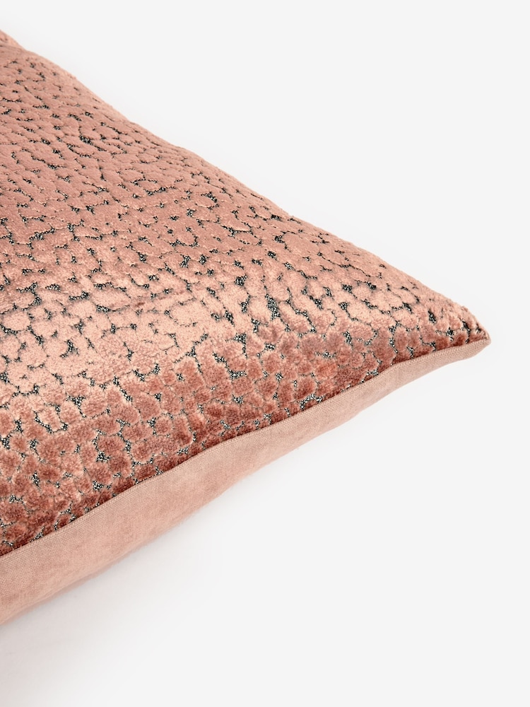 50 x 50cm Ditsy Textured Velvet Cushion - Image 5 of 5 50 x 50cm Ditsy Textured Velvet Cushion - Image 5 of 5