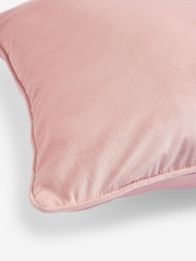 Peach Pink 59 x 59cm Matte Velvet Cushion - Image 5 of 5