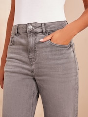 Friends Like These Grey Wide Leg Jeans - Image 2 of 4