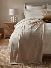 N. Premium Knitted Wool Throw - Изображение 1 из 8