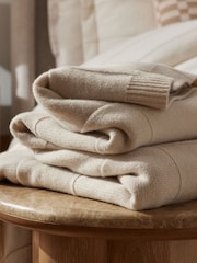 N. Premium Knitted Wool Throw - Изображение 4 из 8