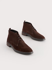 Brown Suede Chukka Boots - Image 1 of 5