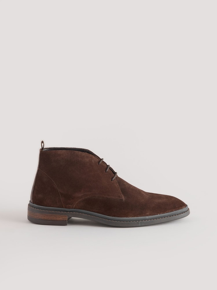 Brown Suede Chukka Boots - Image 2 of 5