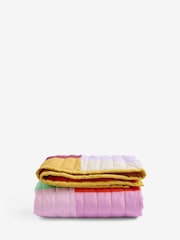Multi Bright Joy Stripe Quilted Bedspread - Image 4 of 5