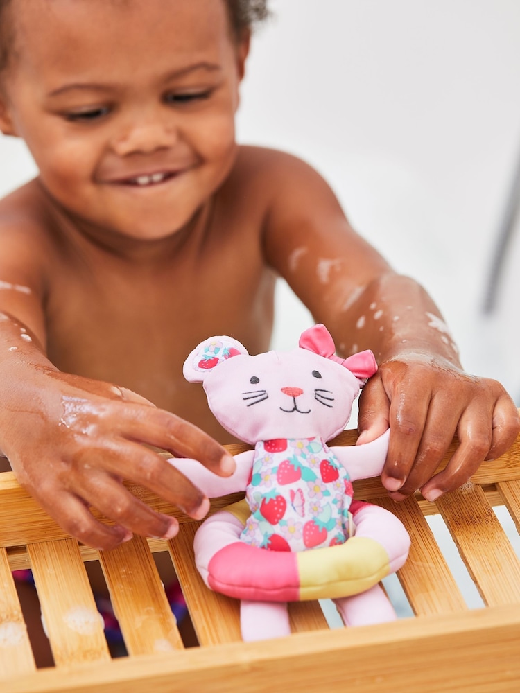 JoJo Maman Bébé Pink Mouse Bath Doll Toy - Image 2 of 4