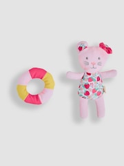 JoJo Maman Bébé Pink Mouse Bath Doll Toy - Image 4 of 4
