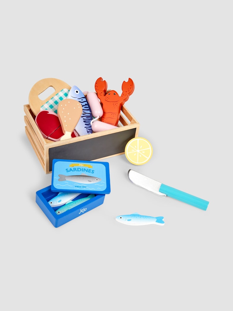 JoJo Maman Bébé Fish and Meat Play Food Set - Image 1 of 9