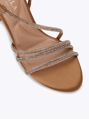 Carvela Brown Paparazza Jewel Block Sandals - Image 5 of 5