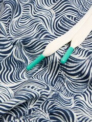White Stuff Blue Waves Swim Shorts - Image 7 of 7