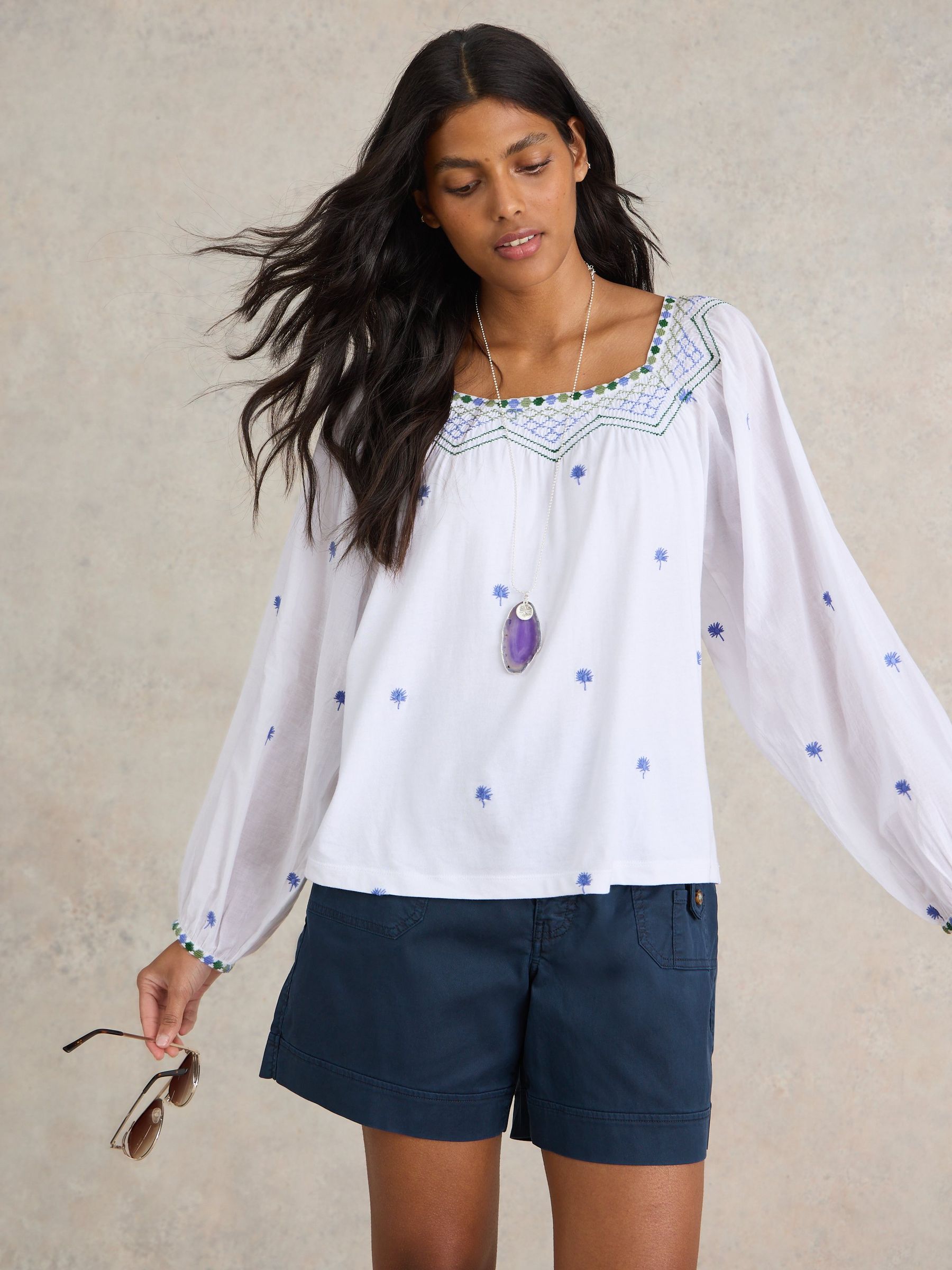 White smock top top