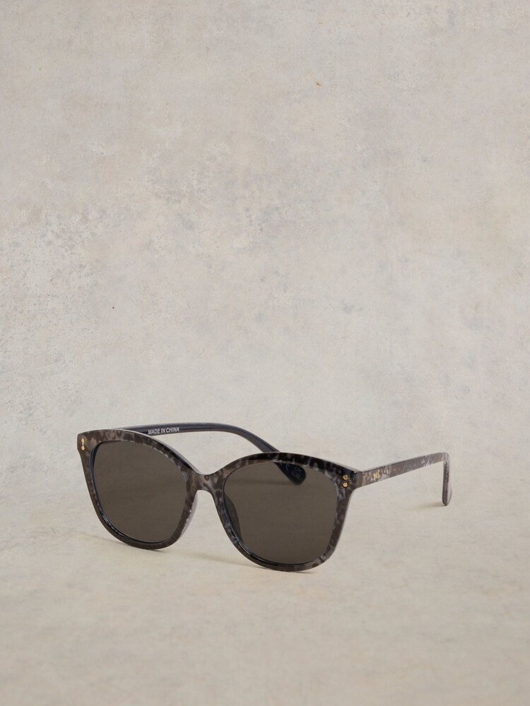 White Stuff Blue Sia Soft Cat-Eye Sunglasses - Image 2 of 4