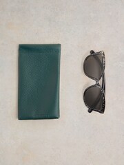 White Stuff Blue Sia Soft Cat-Eye Sunglasses - Image 3 of 4