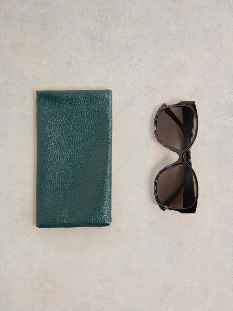 White Stuff Black Angled Dee Cateye Sunglasses - Image 4 of 4