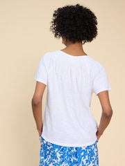 White Stuff Notch Neck Luella Embroidered Top - Bild 2 von 7