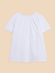 White Stuff Notch Neck Luella Embroidered Top - Bild 6 von 7