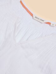 White Stuff Notch Neck Luella Embroidered Top - Bild 7 von 7