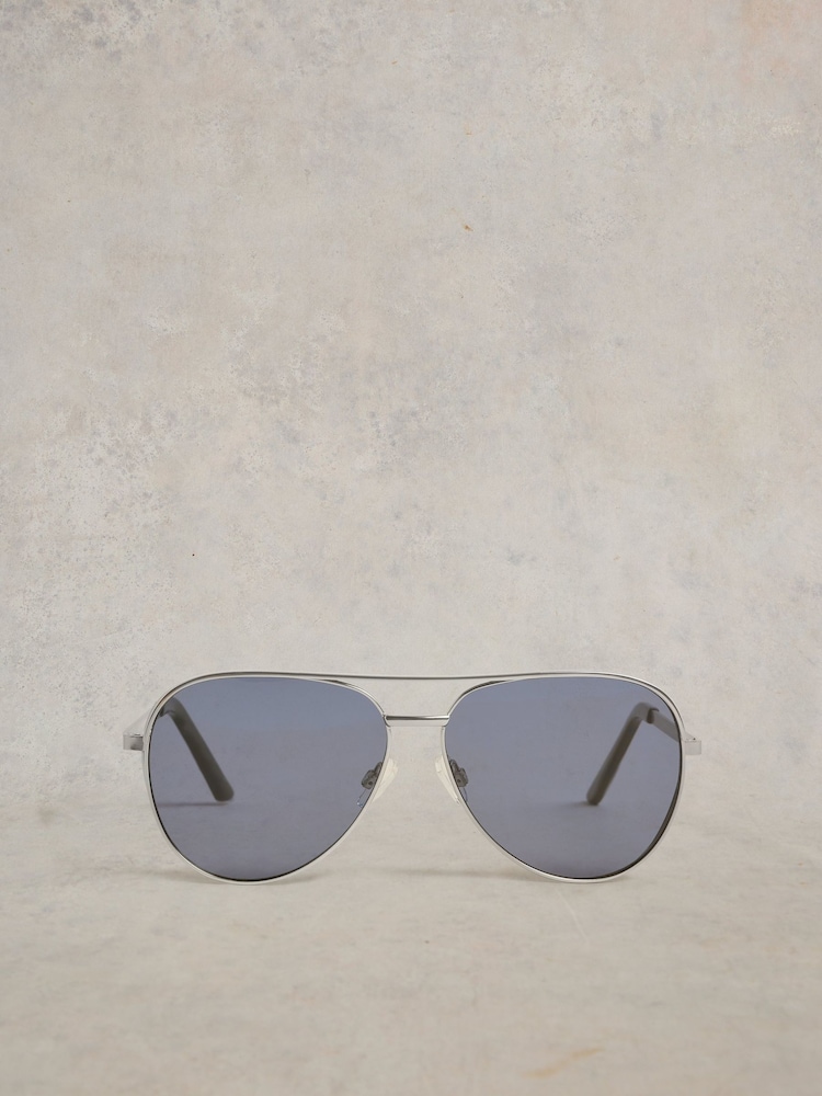 White Stuff Silver Tone Hana Style Sunglasses - Image 1 of 4