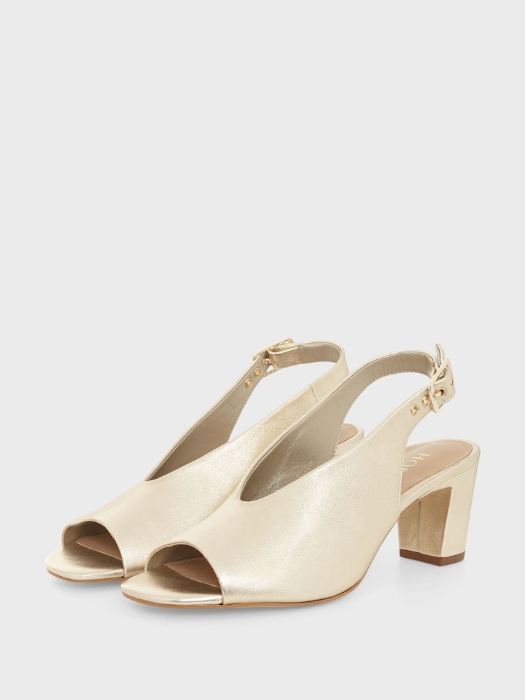 Hobbs Gold Kali Sandals - Image 2 of 4