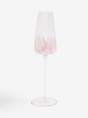 Set of 2 Pink Confetti Champagne Flutes - Image 4 of 4