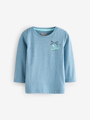 Blue Helicopter Long Sleeve T-Shirt - Image 1 of 1