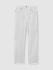 Paige Straight Leg Raw Hem Jeans - Image 1 of 5