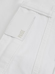 Paige Straight Leg Raw Hem Jeans - Image 2 of 5
