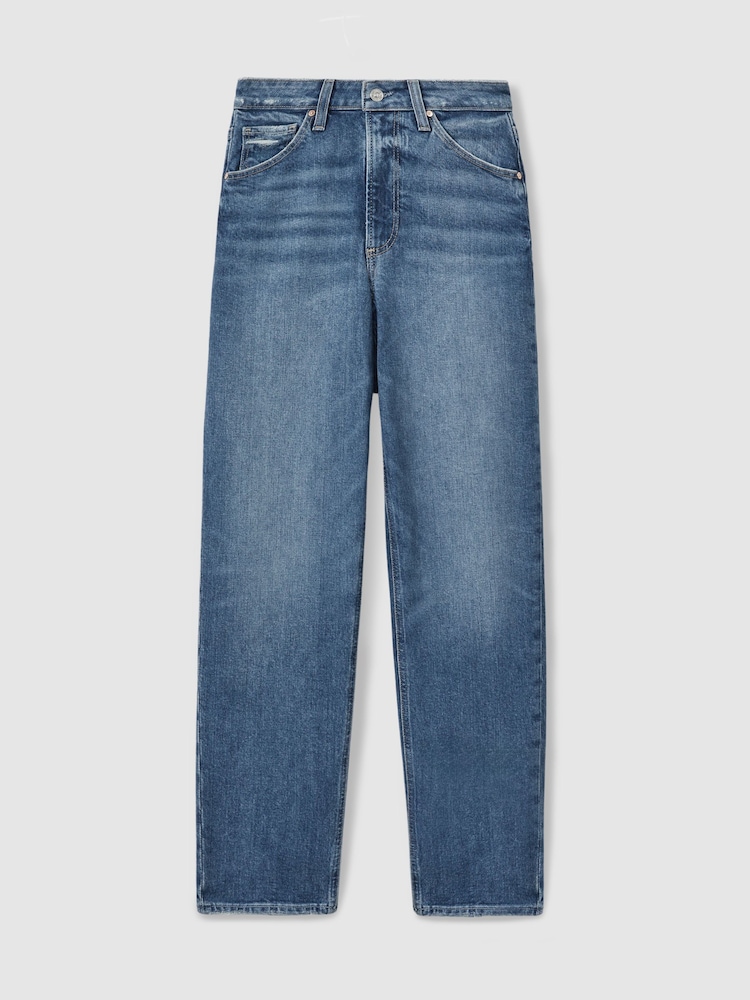 Paige Straight Leg Cropped Jeans - Image 1 of 5
