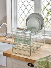 Sage Green Wire 2 Tier Drainer - Image 1 of 4