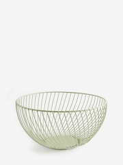 Sage Green Moderna Wire Fruit Bowl - Image 4 of 4