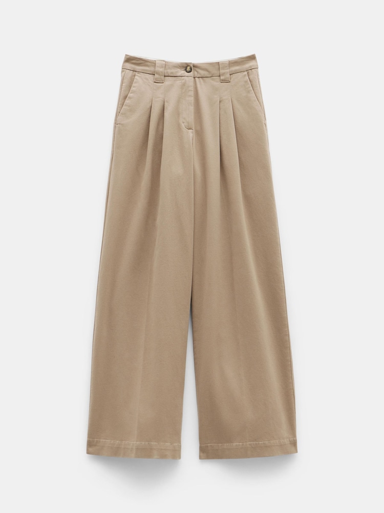 Hush Nude Ali Wide Chino Trousers - Image 5 of 5
