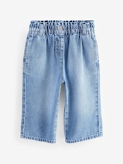 Blue Denim Wide Leg 100% Cotton Jeans (3mths-7yrs) - Image 5 of 9