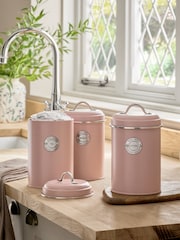 Set of 3 Pink Badge Storage Jars - Image 1 of 4