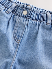 Denim Floral Print Embroidered Barrel-Leg Jeans (3mths-7yrs) - Image 8 of 10