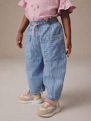 Stripe Barrel 100% Cotton Jeans (3mths-7yrs) - Image 1 of 6