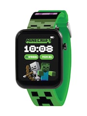 Peers Hardy Green Minecraft Green Printed Strap Smart Watch - Image 1 of 4