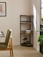 Black Bronx Corner Wine Rack - Image 1 of 6