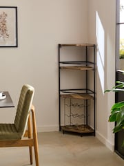 Black Bronx Corner Wine Rack - Image 2 of 6