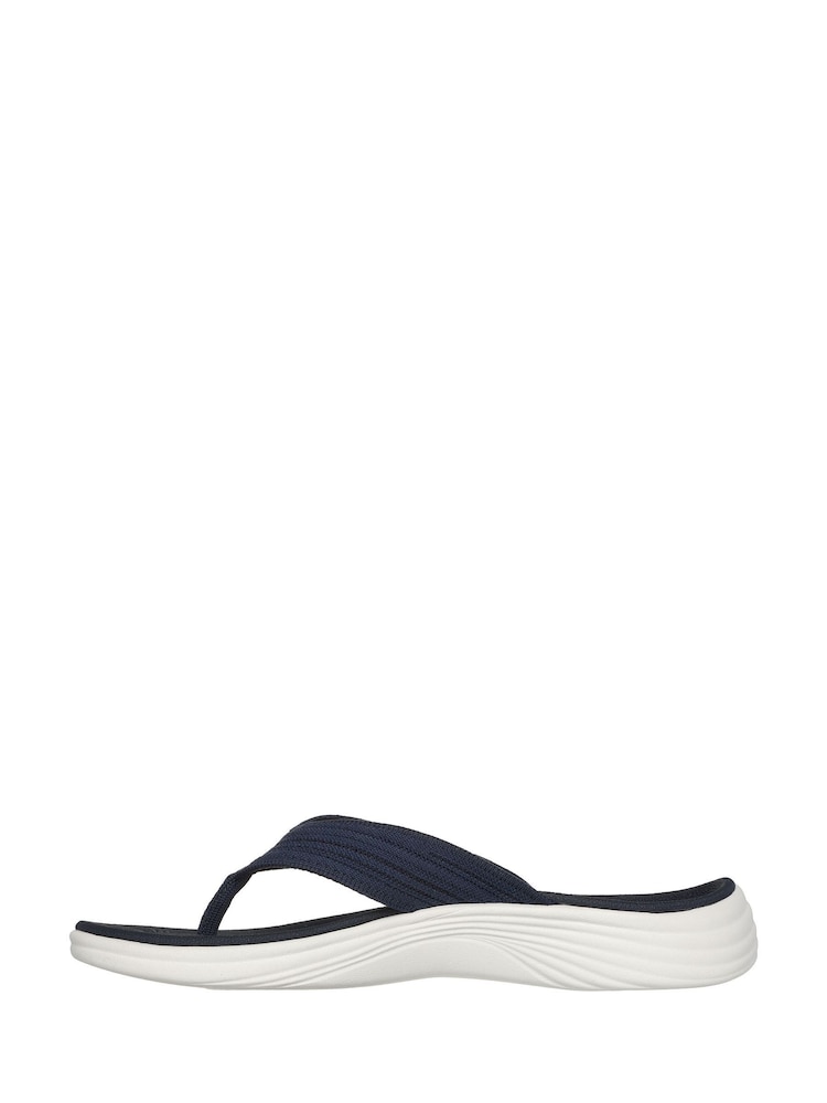 Skechers Navy Womens Arch Fit Radiance Lure Sandals - Image 2 of 5