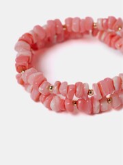 Mint Velvet Pink Shell Friendship Bracelet - Image 3 of 3