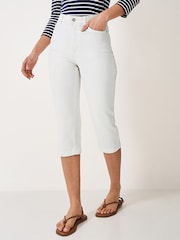 Белый - укороченные джинсы Crew Clothing Company Mia - Image 1 of 4
