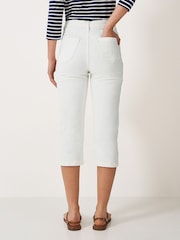 Белый - укороченные джинсы Crew Clothing Company Mia - Image 2 of 4
