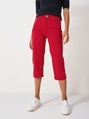 Красный - укороченные джинсы Crew Clothing Company Mia - Image 3 of 4