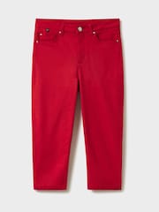 Красный - укороченные джинсы Crew Clothing Company Mia - Image 4 of 4