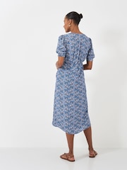 Crew Clothing Blue Fleur Tea Dress - Image 2 of 5