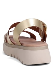 Jones Bootmaker Gold Veena Platform Sandals - Image 2 of 5