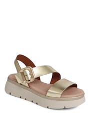 Jones Bootmaker Gold Veena Platform Sandals - Image 3 of 5